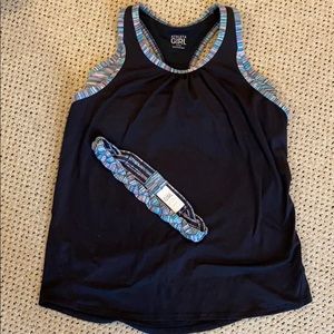 ATHLETA GIRL SET- Matching headband and tank top